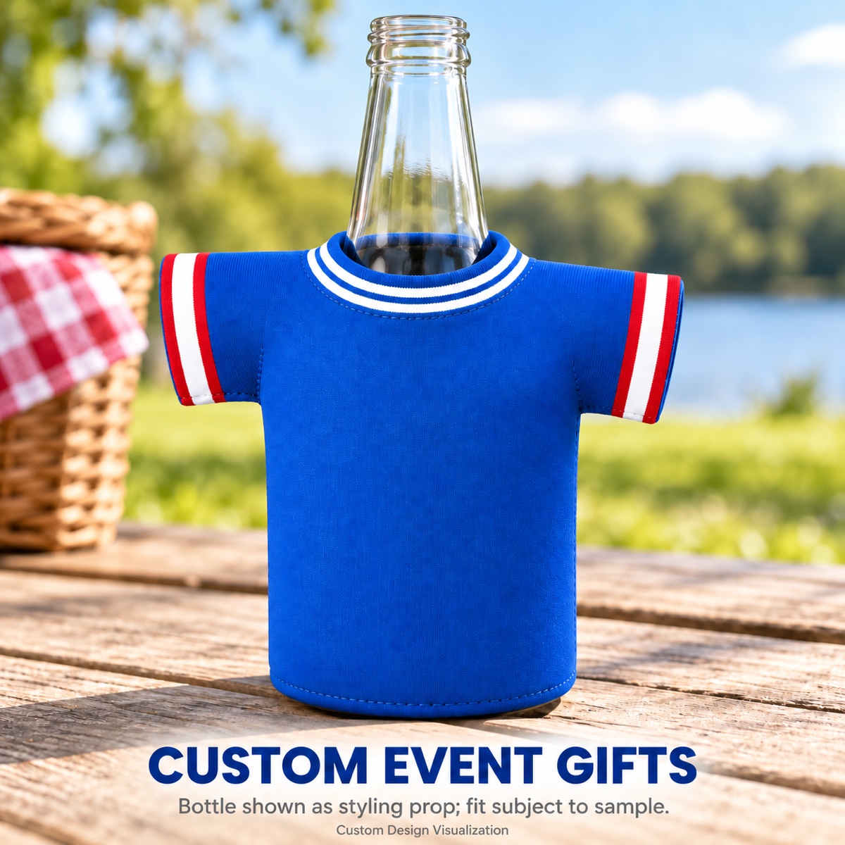 Custom Jersey-Shaped Neoprene Bottle Sleeve OEM ODM — Yunshengyuan listing image 1601983058839 view 6