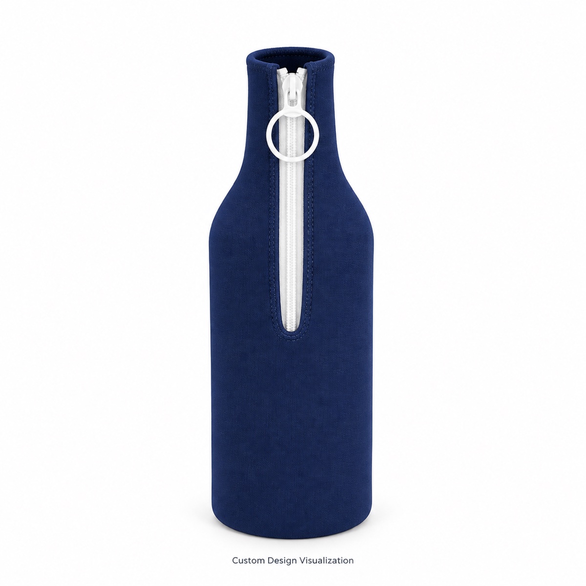 Funda individual de neopreno para botella con cremallera frontal OEM ODM · Fundas de neopreno para botellas product reference