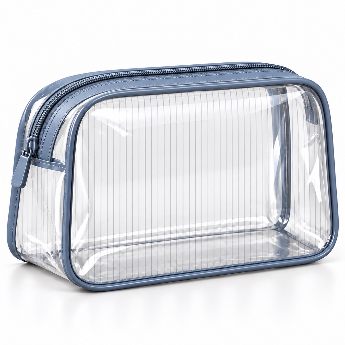 Custom Clear PVC Cosmetic Pouch Set with Ring Pulls OEM ODM — Yunshengyuan listing image 1601984061764 view 3