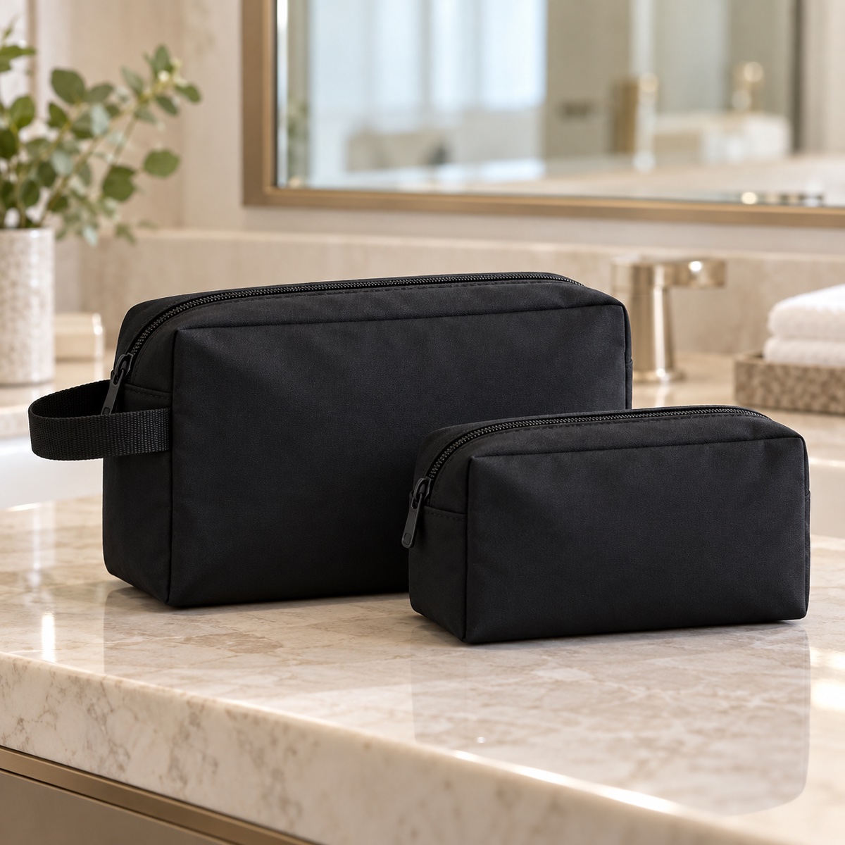 Custom Large-Capacity Polyester Cosmetic Bag with Zipper OEM ODM — Yunshengyuan listing image 1601988287114 view 2