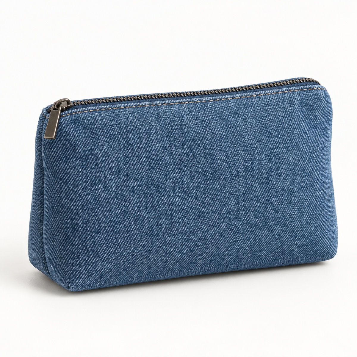 Custom Denim Cosmetic Bag with Zipper for Travel OEM ODM — Yunshengyuan listing image 1601988458193