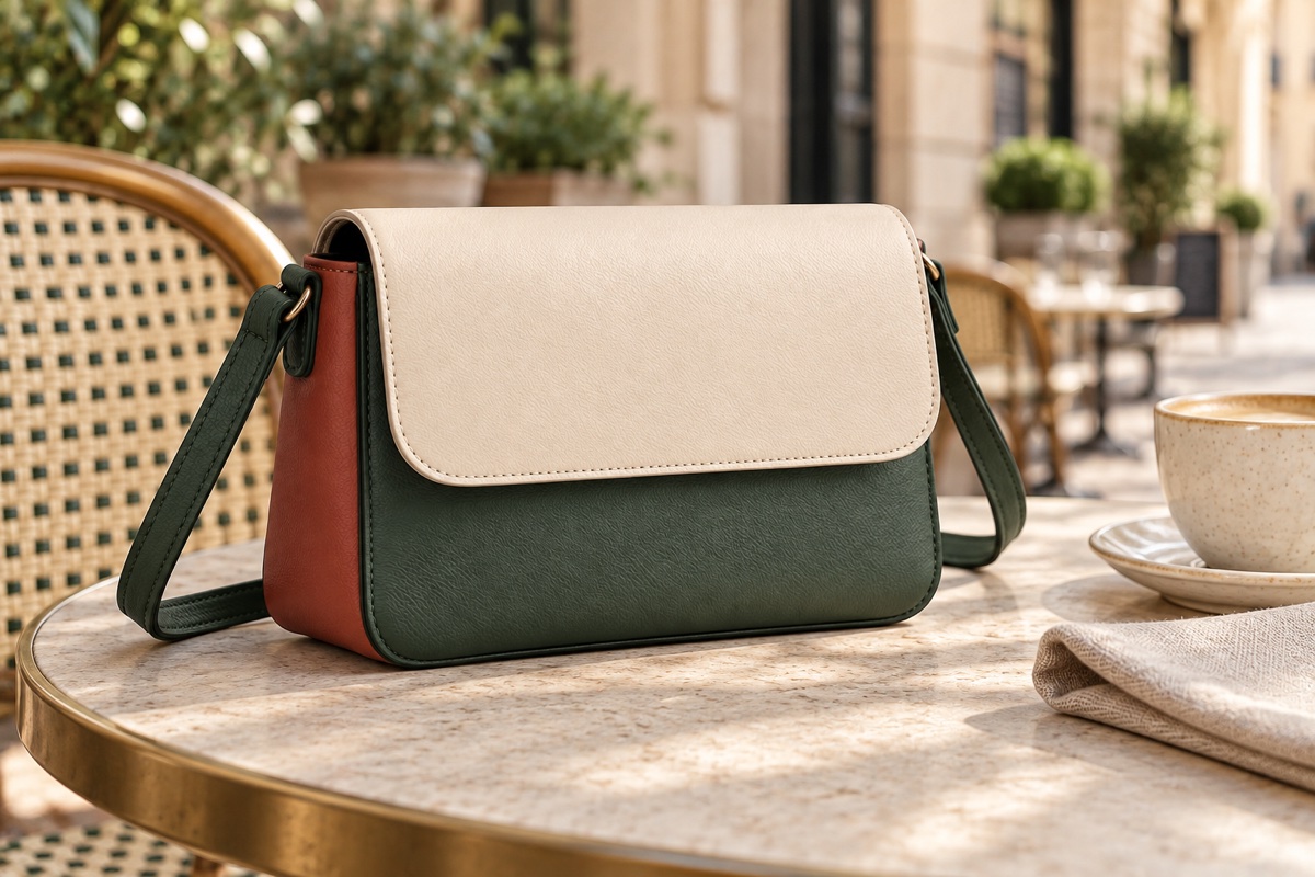 Custom Color-Block PU Flap Shoulder Bag with Single Strap OEM ODM — Yunshengyuan listing image 1601988797617 view 4