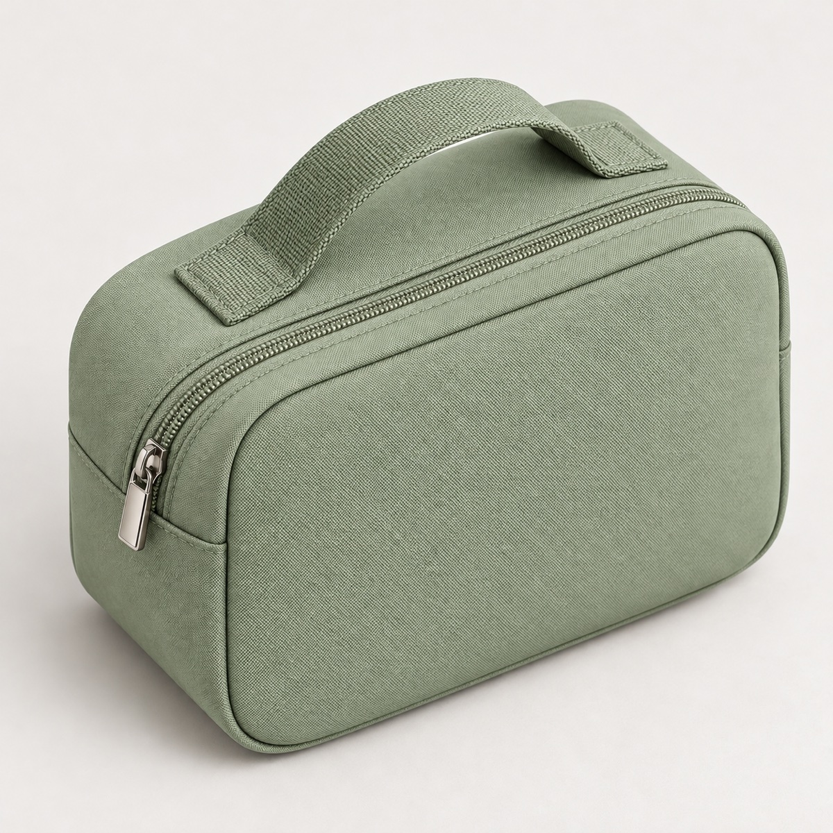Custom Small Polyester Handled Cosmetic Bag with Zipper OEM ODM — Yunshengyuan listing image 1601988949717 view 5