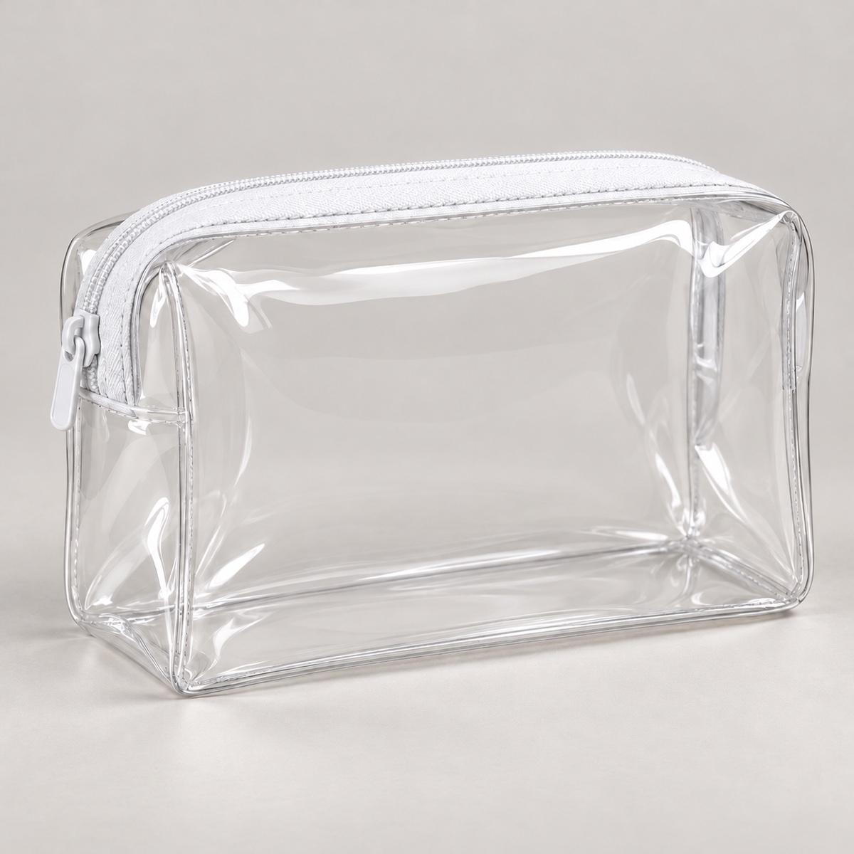 Supplier listing view 2 for Custom Clear PVC Zipper Cosmetic Pouch Transparent Travel Makeup Bag OEM ODM, Yunshengyuan product reference 1601989310080.