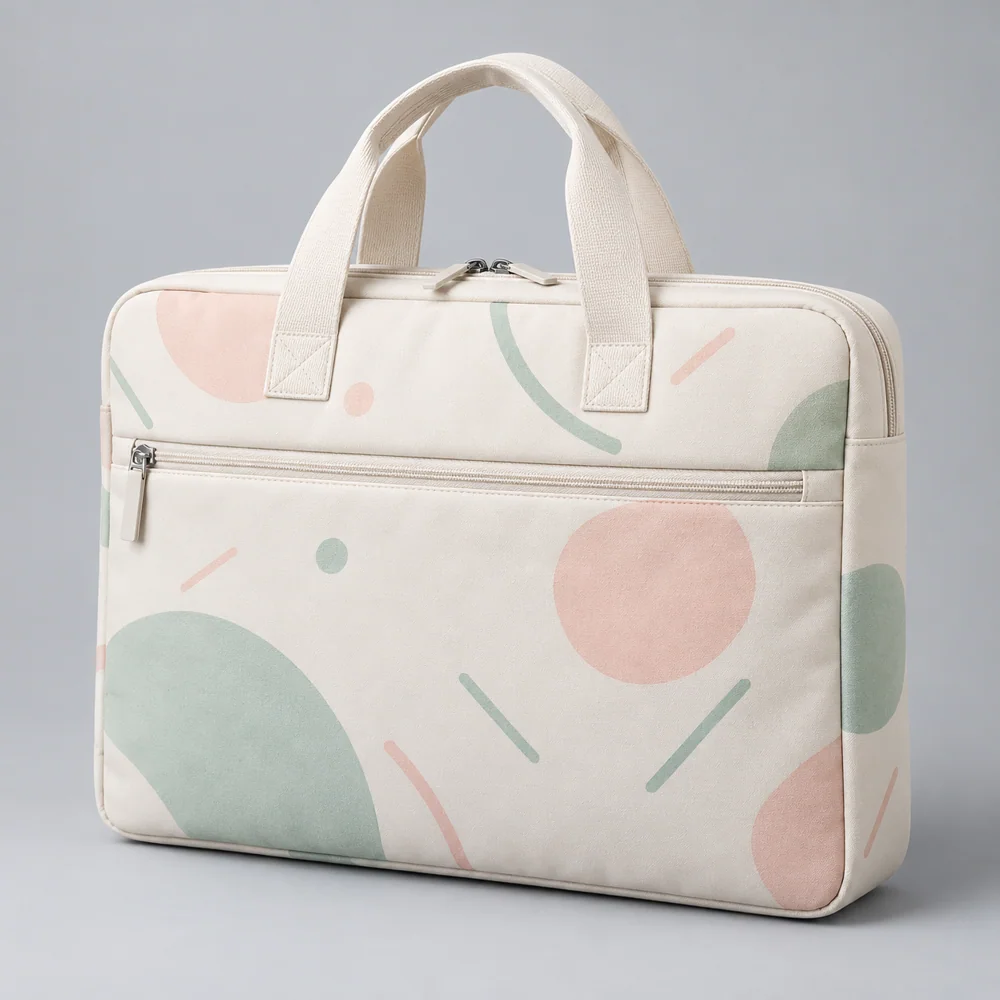 Printed laptop carry bag catalog image