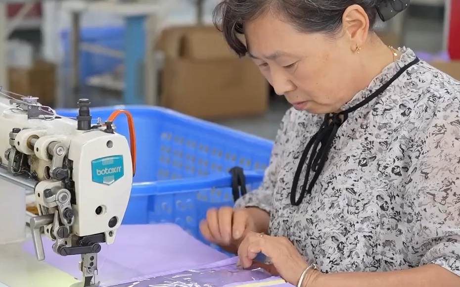 SEWING DETAIL · VIDEO STILL